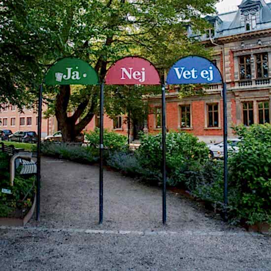 Sundsvall - Hedbergska parken - Ja, Nej, Vet ej